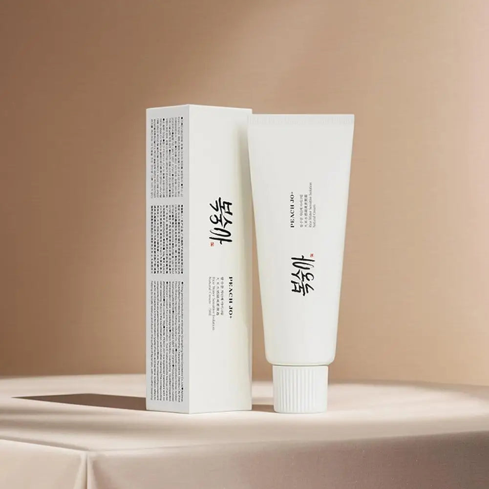 Korean Rice Extract Sunscreen Cream SPF50+ – Hydrating Moisturizing Tone-Up Primer, Lightweight Concealer, Even Skin Tone